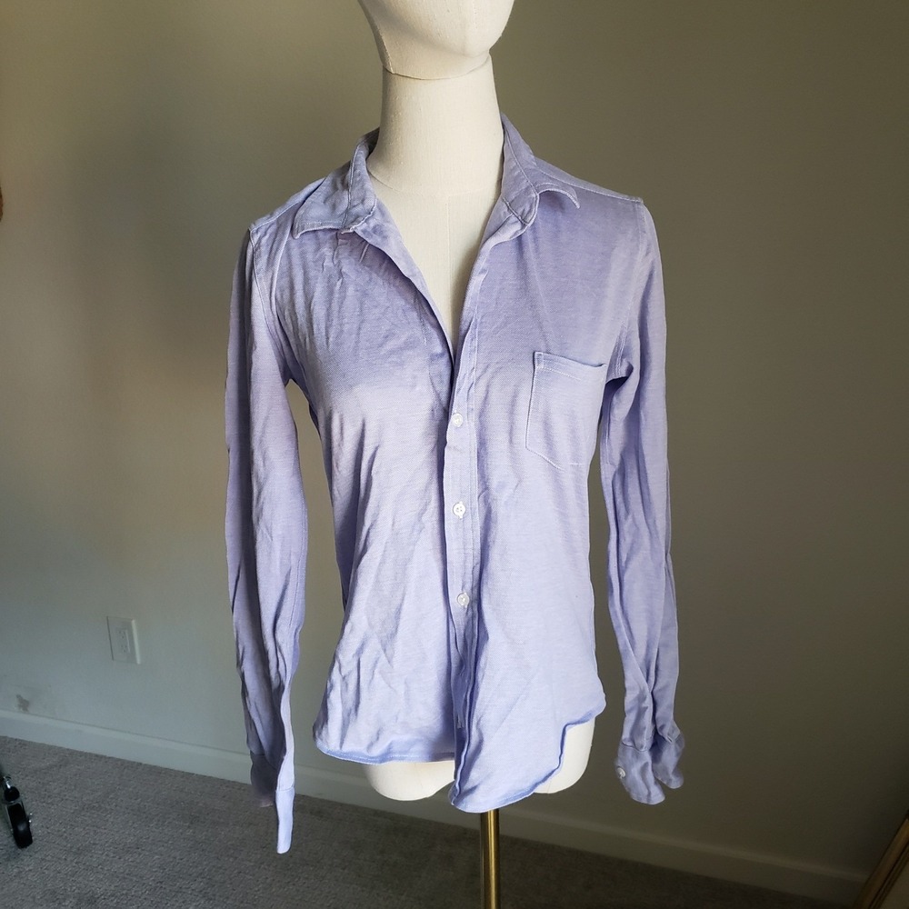 Frank & Eileen Barry Oxford Shirt Button Down Long Sleeve Top XS